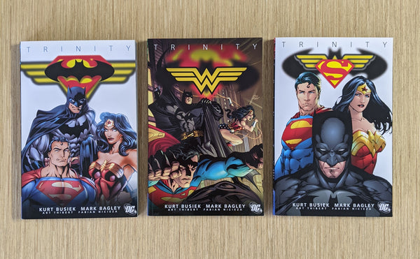 Trinity: The Man of Steel, The Dark Knight, The Amazing Amazon (3 Volumes)