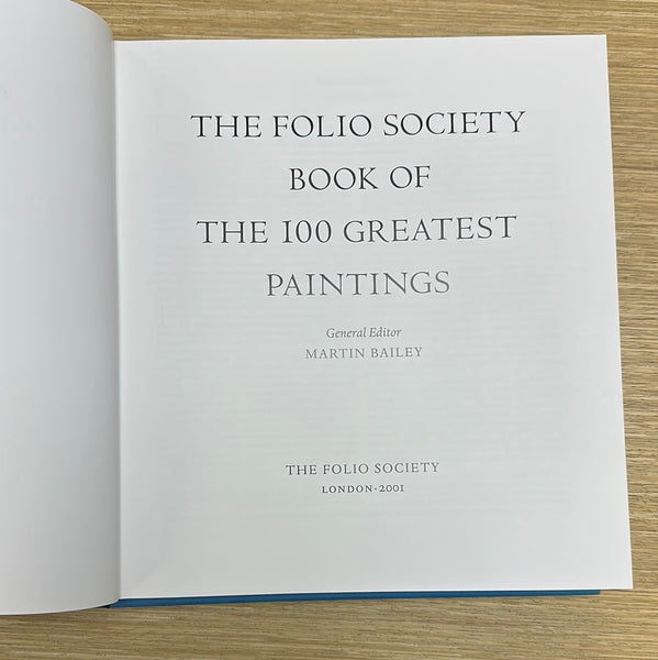 The Folio Society Book of The 100 Greatest Paintings